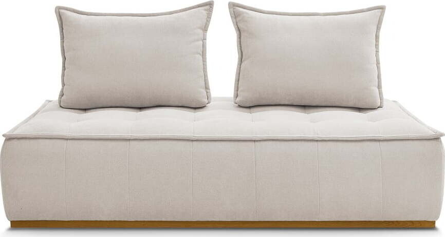 Béžová pohovka z textilie bouclé 175 cm Elisa – Bobochic Paris