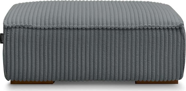 Tmavě šedá manšestrová podnožka Chelsea – Bobochic Paris