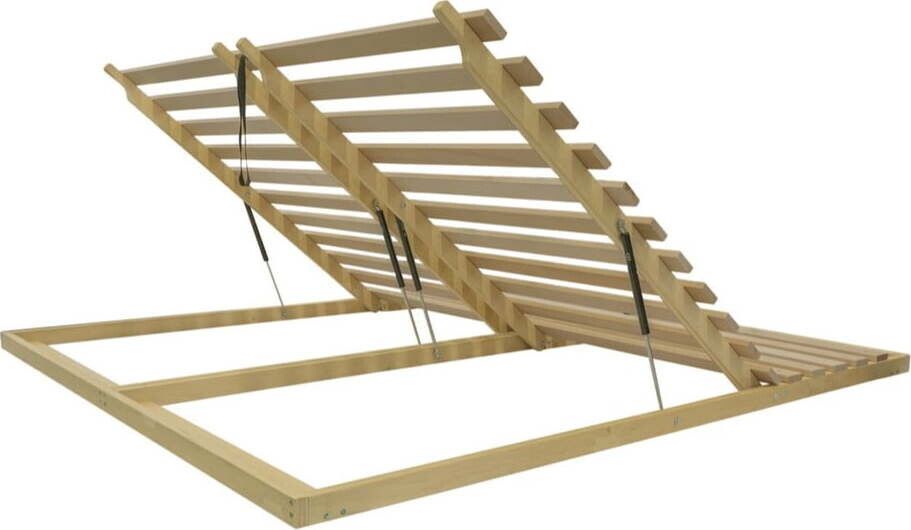 Nepolohovatelný/výklopný laťkový rošt 180x200 cm Masiv Partner Lux – Materasso
