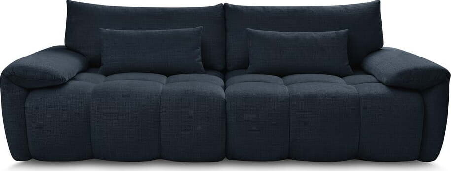 Tmavě modrá žinylková pohovka 264 cm Ivane – Bobochic Paris