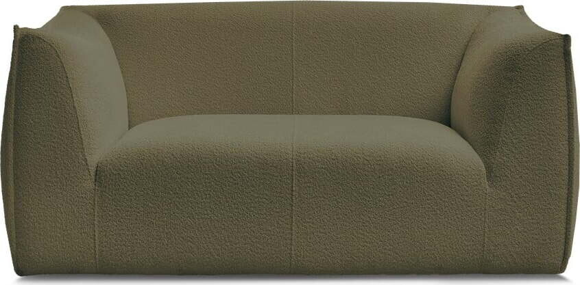 Zelená pohovka z textilie bouclé 170 cm Giorgia – Bobochic Paris