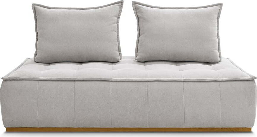 Světle šedá pohovka z textilie bouclé 175 cm Elisa – Bobochic Paris