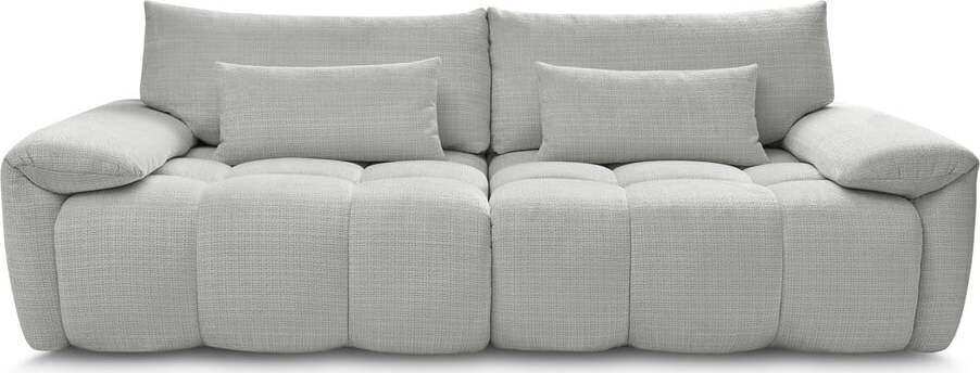 Světle šedá žinylková pohovka 264 cm Ivane – Bobochic Paris