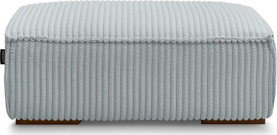 Světle šedá manšestrová podnožka Chelsea – Bobochic Paris