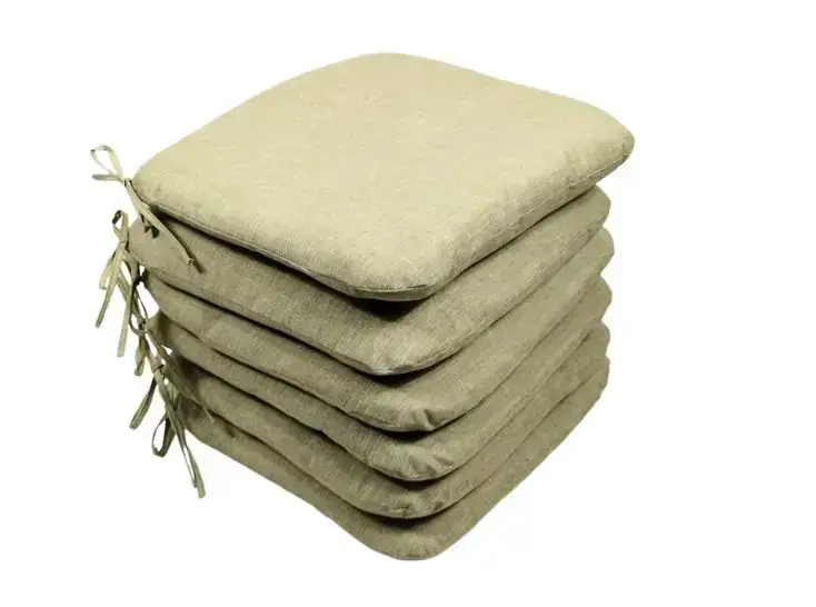 Axin Trading Sedák set 6 kusů - tmavě béžový melír