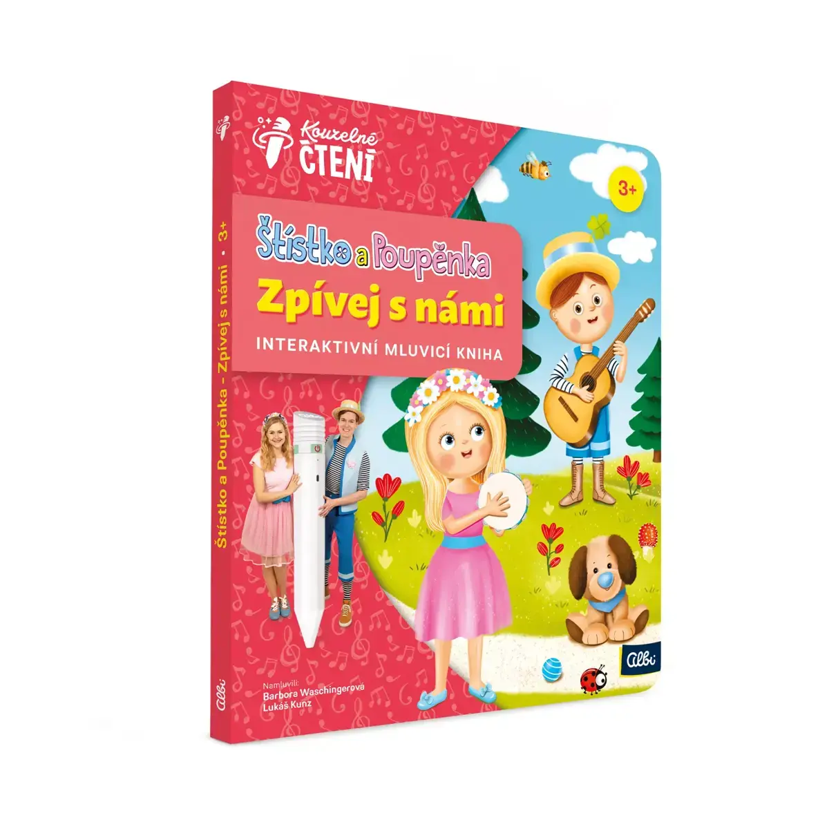 Albi Kouzelné čtení Kniha Štístko a Poupěnka - Zpívej s námi