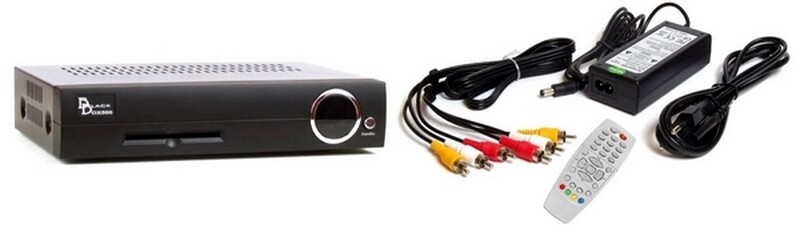 Blackbox digitální tuner Linux linbox 500 černý dm