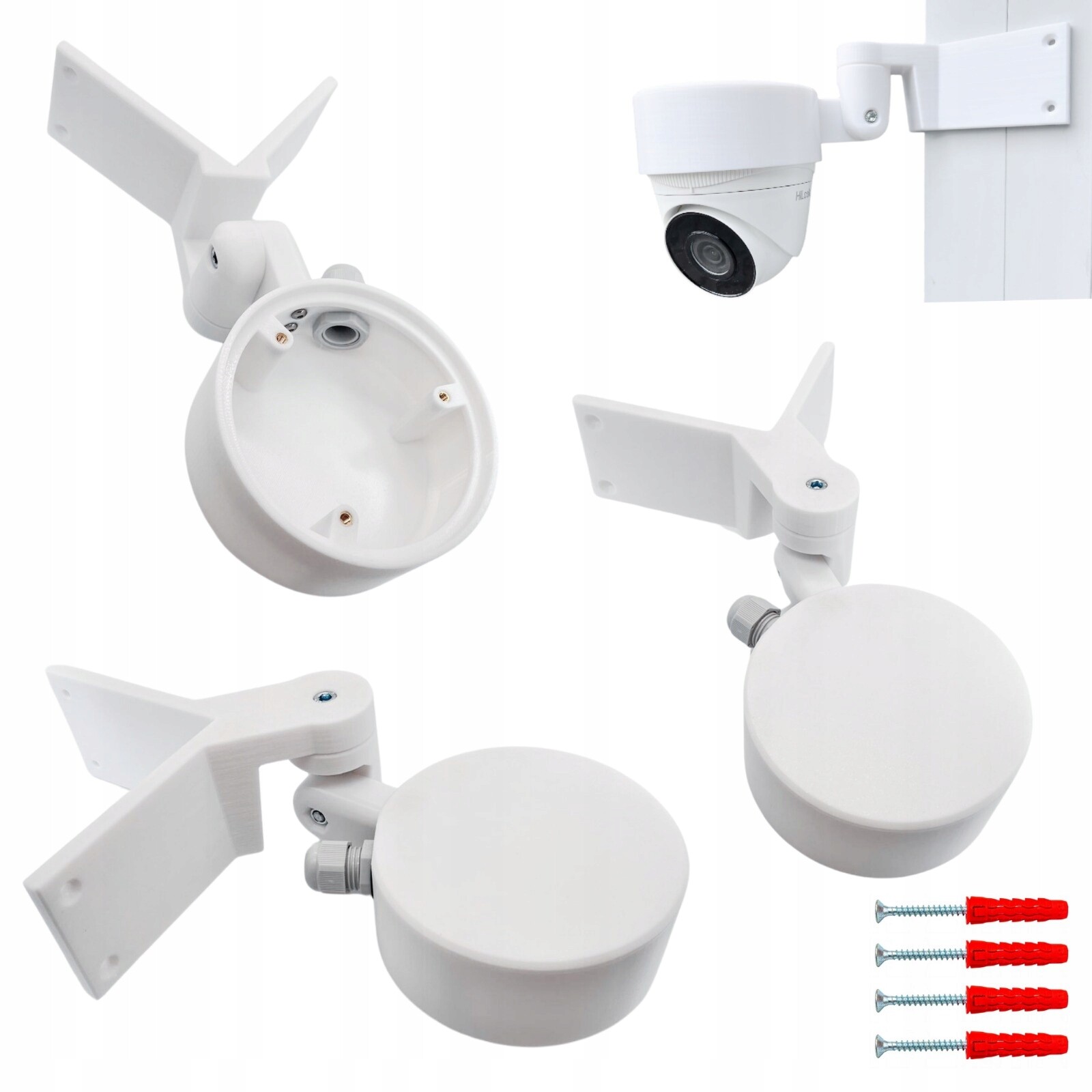 Bezinvazivní Kloubový Držák S Plechovkou Pro Kameru Hilook Hikvision IPCAM-T2