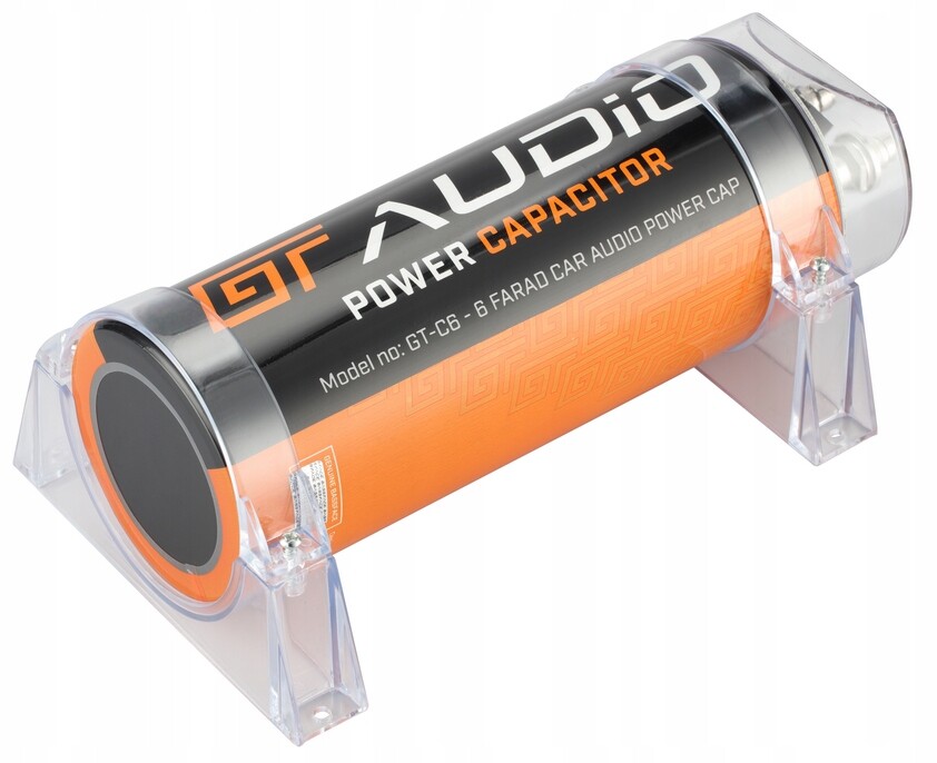 Kondenzátor Car Audio Bassface GT-C6 6F do 3000 W Rms LCD displej