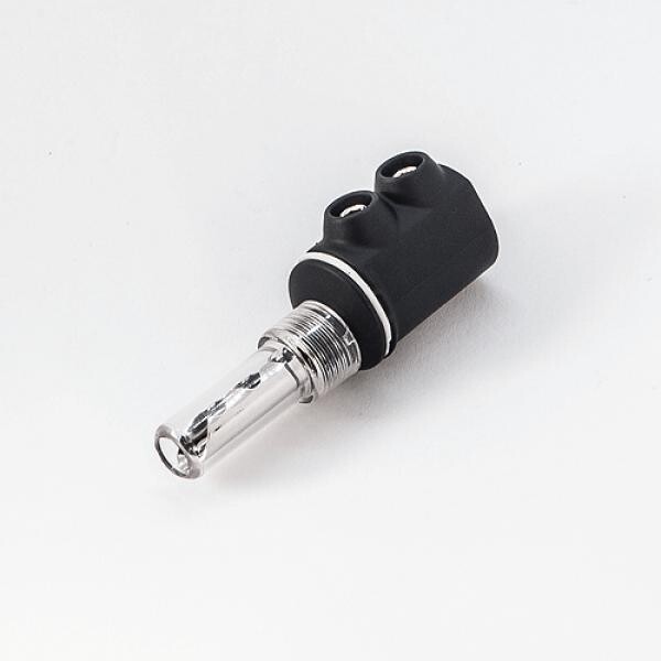 Banánový reproduktorový konektor KaCsa rhodiovaný 8 ks