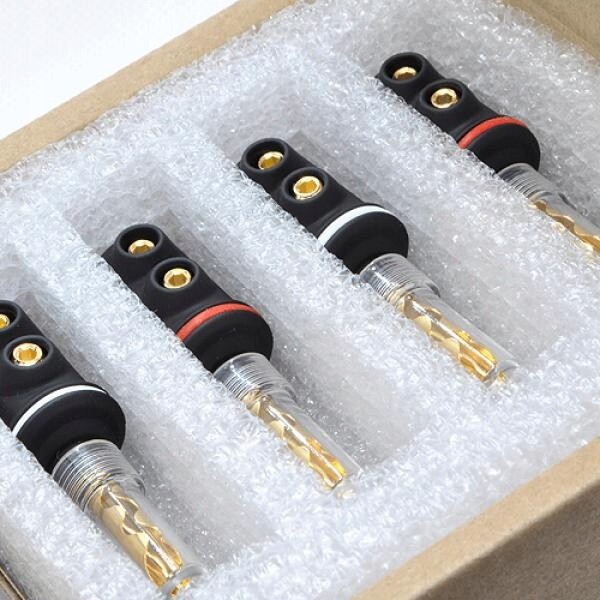 Banánové reproduktorové konektory KaCsa 24k sada 8 ks