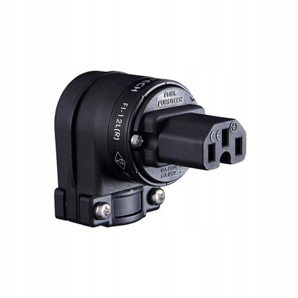 Napájecí konektor Furutech FI-12L(G) úhlový Iec
