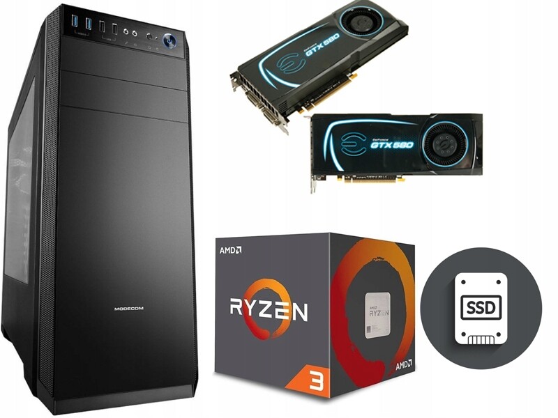 Počítač Pro Hraní Ryzen Geforce Ssd 960 Gb