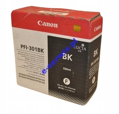 inkoust Canon PFI-301BK iPF8100 iPF9000 iPF8000 Orig