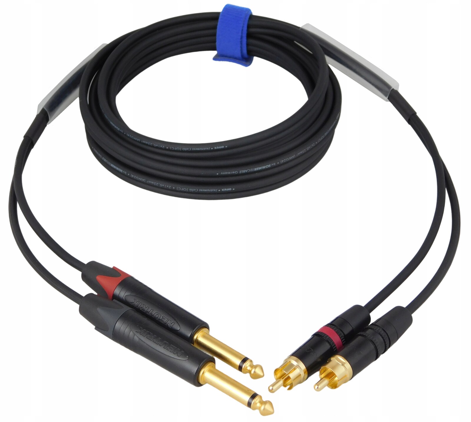Sommer Onyx 2025 2xRCA 2xJACK 6,3mm Neutrik 1,5m