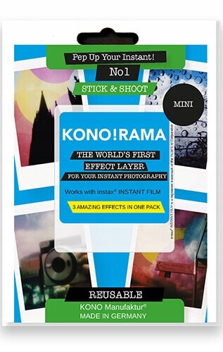 3x efektový filtr Kono!rama No1 pro Instax Mini