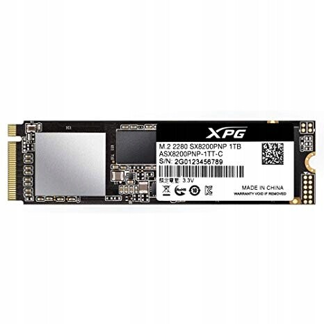 Adata Disk Xpg SX8200 Pro 512GB PCIe Gen 3x4 M.2 2280 NVMe 1.3 3D Nand