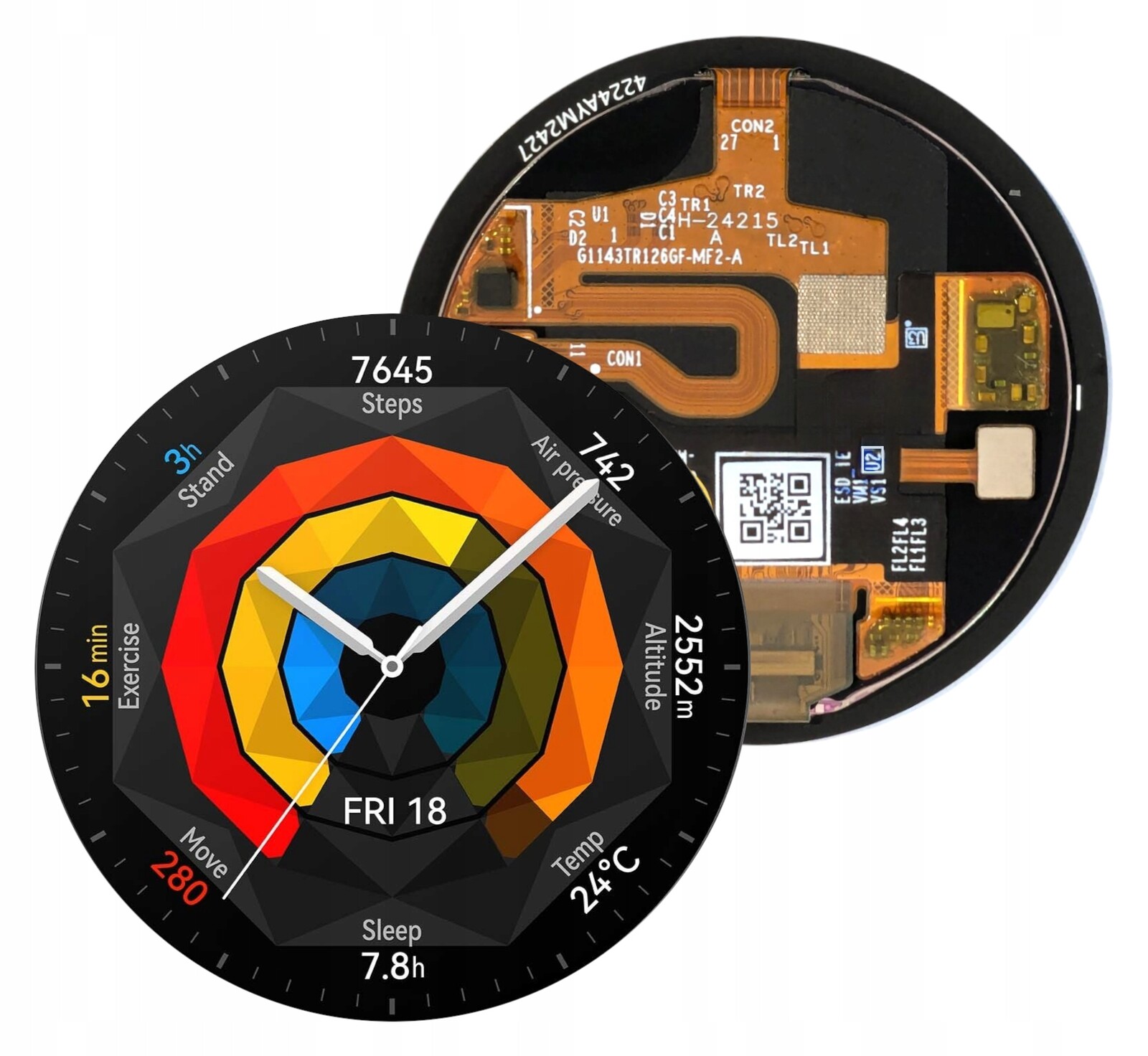 Displej pro Huawei Watch Gt 5 46 mm LCD displej Originální Zila VLI-B19