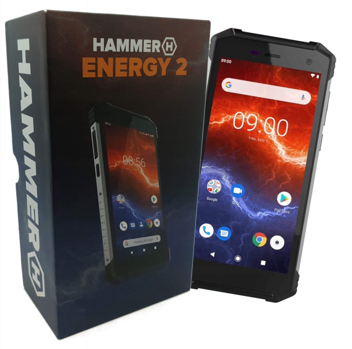 Smartphone MyPhone Hammer Energy 2 Lte IP68 Černý Nový