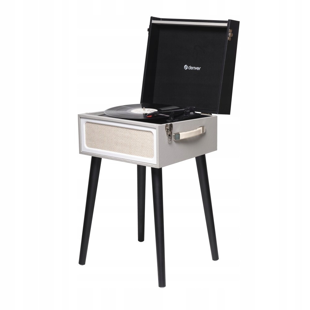 Denver VPR-250 – gramofon s reproduktory, Fm rádiem, Bluetooth a Usb