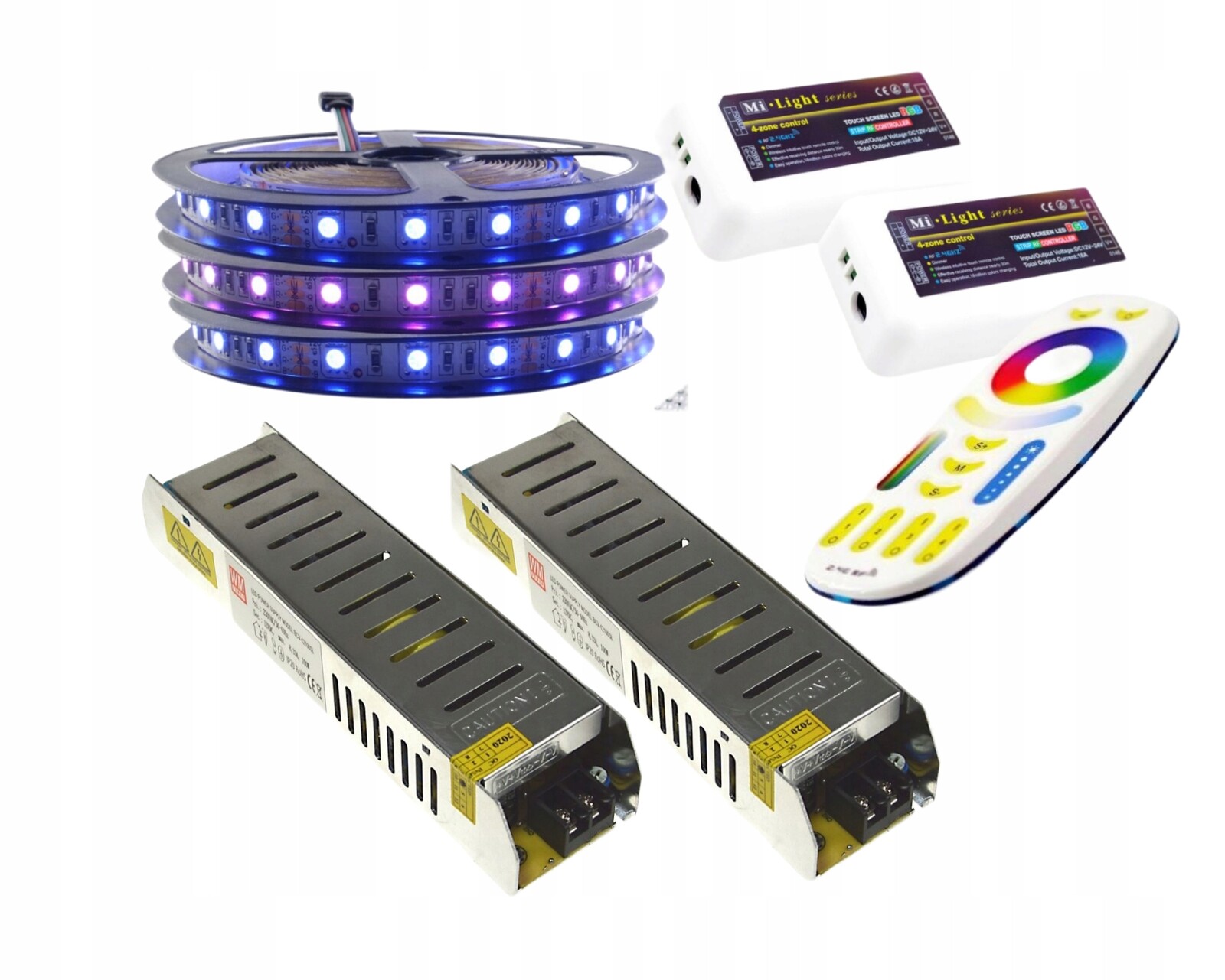 Set Led pásek 300 Rgb 5050 Mi-Light Premium 15m