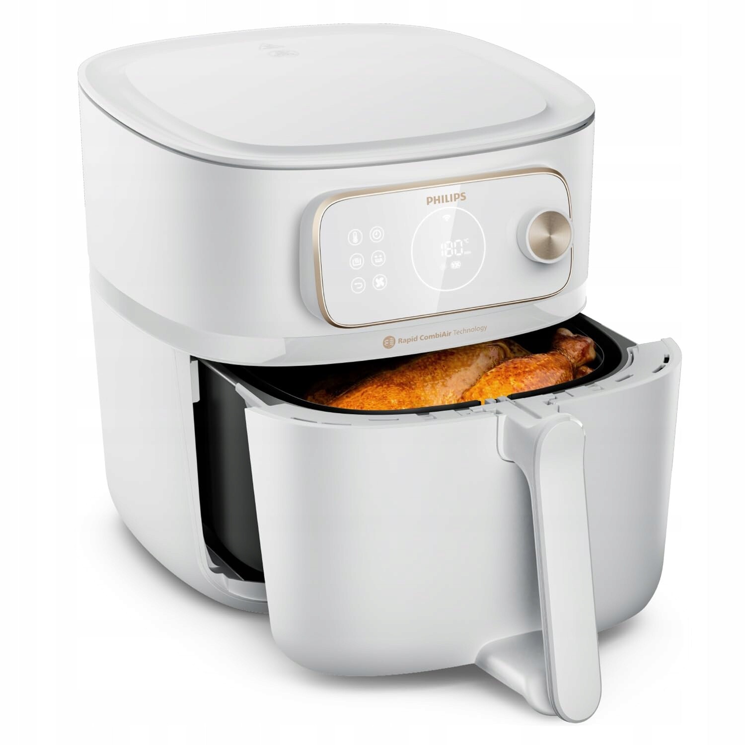 Beztuková fritéza airfryer bílá Philips Ovi Smart XXL HD9876/20