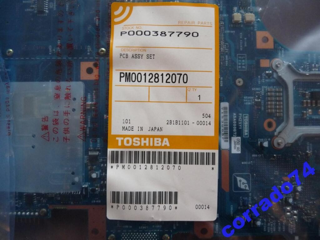 Nová deska Toshiba Satellite Tecra A10 A15