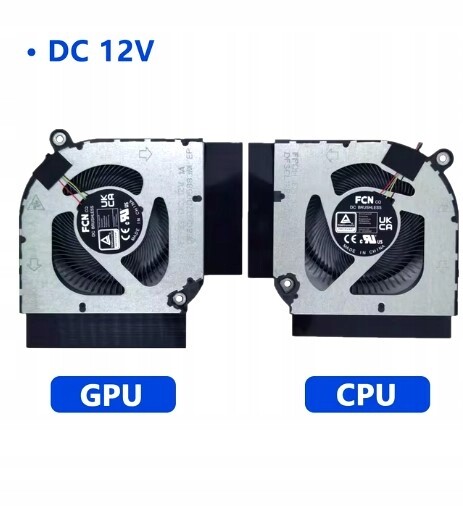 Ventilátor Komplet 12V Cpu Gpu Acer Nitro 5 AN515-45 AN515-46 AN515-55 AN51