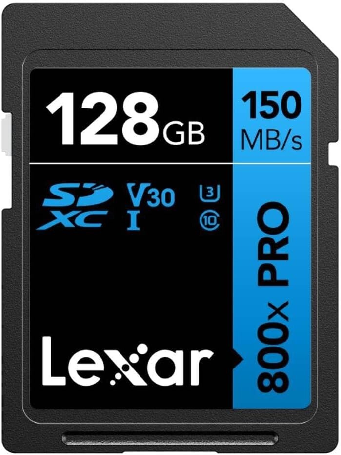 Lexar 128GB 150MB/s High-Performance 800x Pro Sdxc paměťová karta
