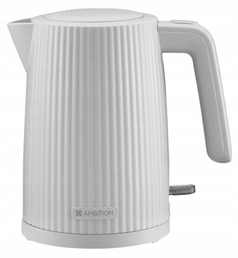 Rychlovarná Konvice 1,7L Šedá Ambition 2200W Pruhovaná