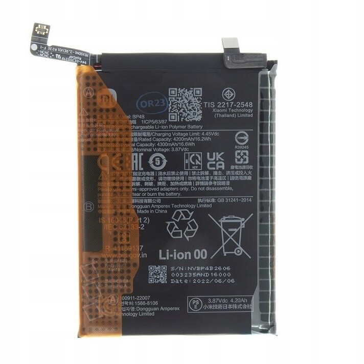 Xiaomi BP4B originální baterie pro Xiaomi 12 Lite 5G