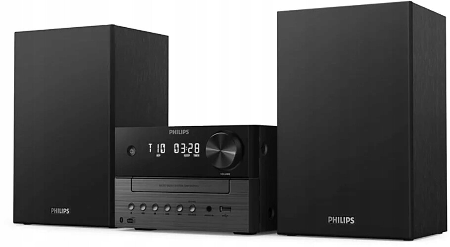 Věž Philips TAM3505M2/12 Černá CD přehrávač Bt Tuner Dab+ Fm