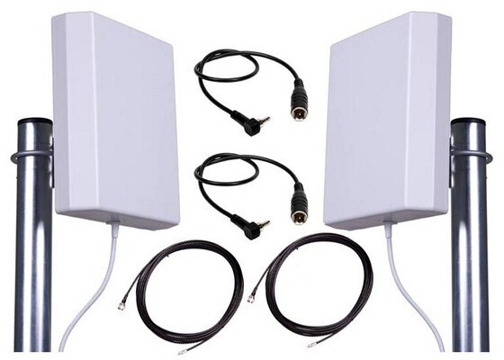 Dual Lte 28dBi 1800 MHz Anténa Huawei B593 E5372