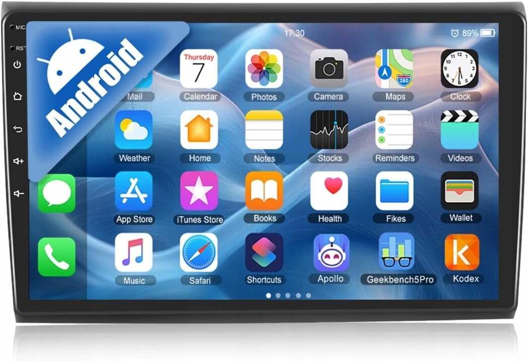 Camecho Autorádio se systémem Android 13 s navigací pro Fiat Bravo