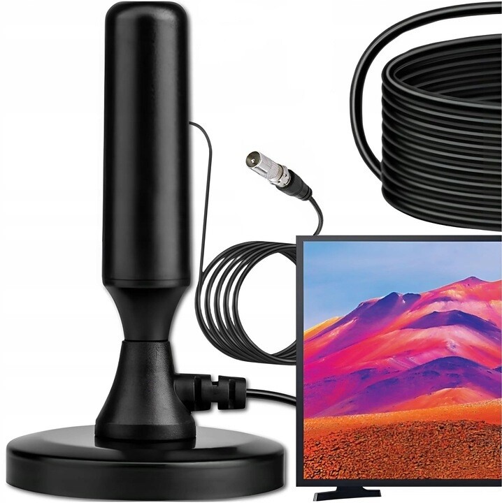 Silná pokojová televizní anténa pro pozemní televizi 30 dBi Dvb-t DVBT2 H.265 S