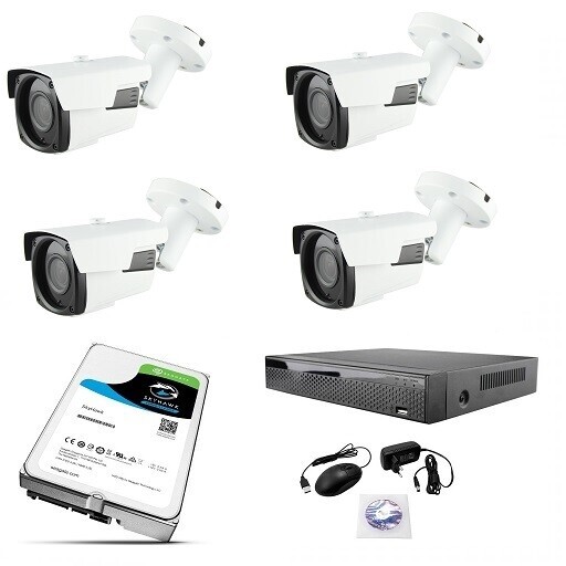 Sada 4x LBP60S400 Ip kamera tubální 4MPx IR60m