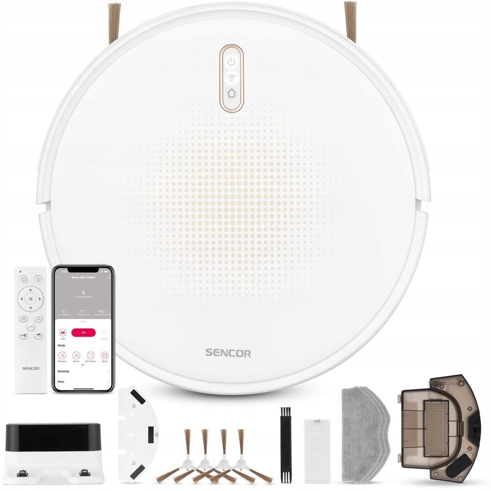 Robotický vysavač 2v1 Sencor Srv 4150WH