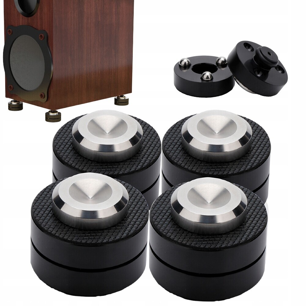 Antivibrační Podložky Premium Pod Sloupky Reproduktory Audio 4ks