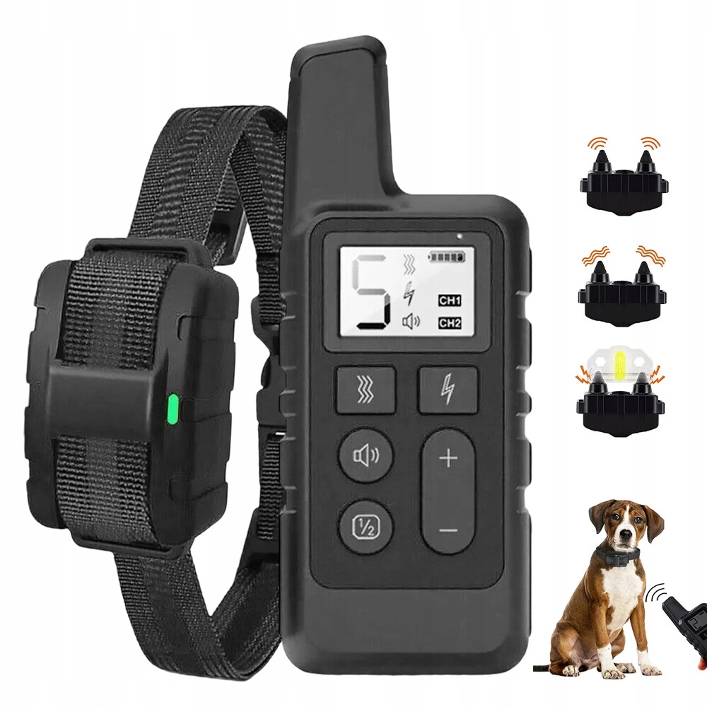 Obojek pro psa proti štěkání s LCD displejem a Usb nabíjením