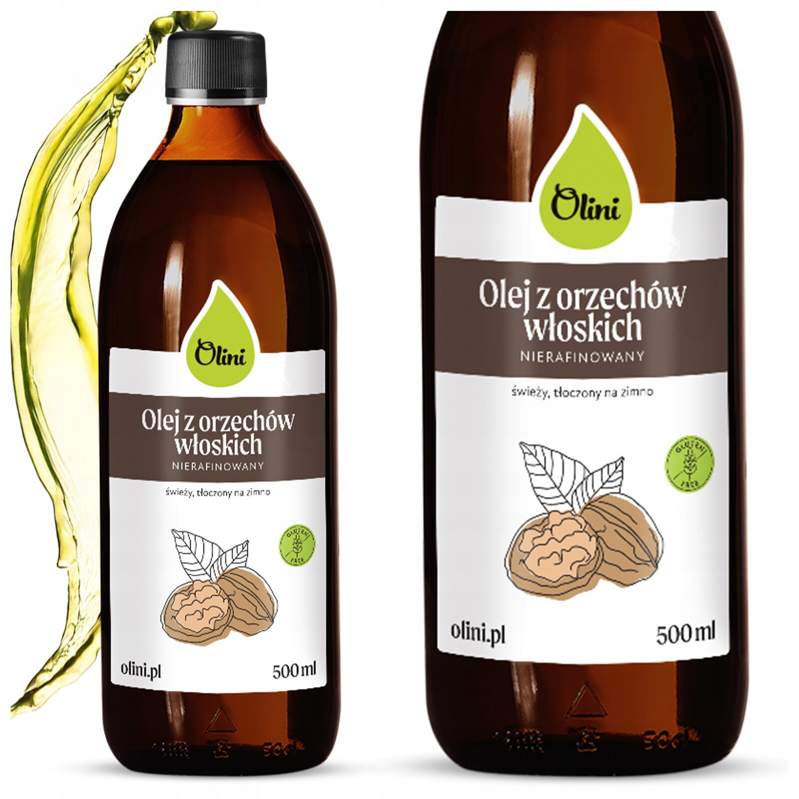 Olej z vlašských ořechů 500 ml Olini