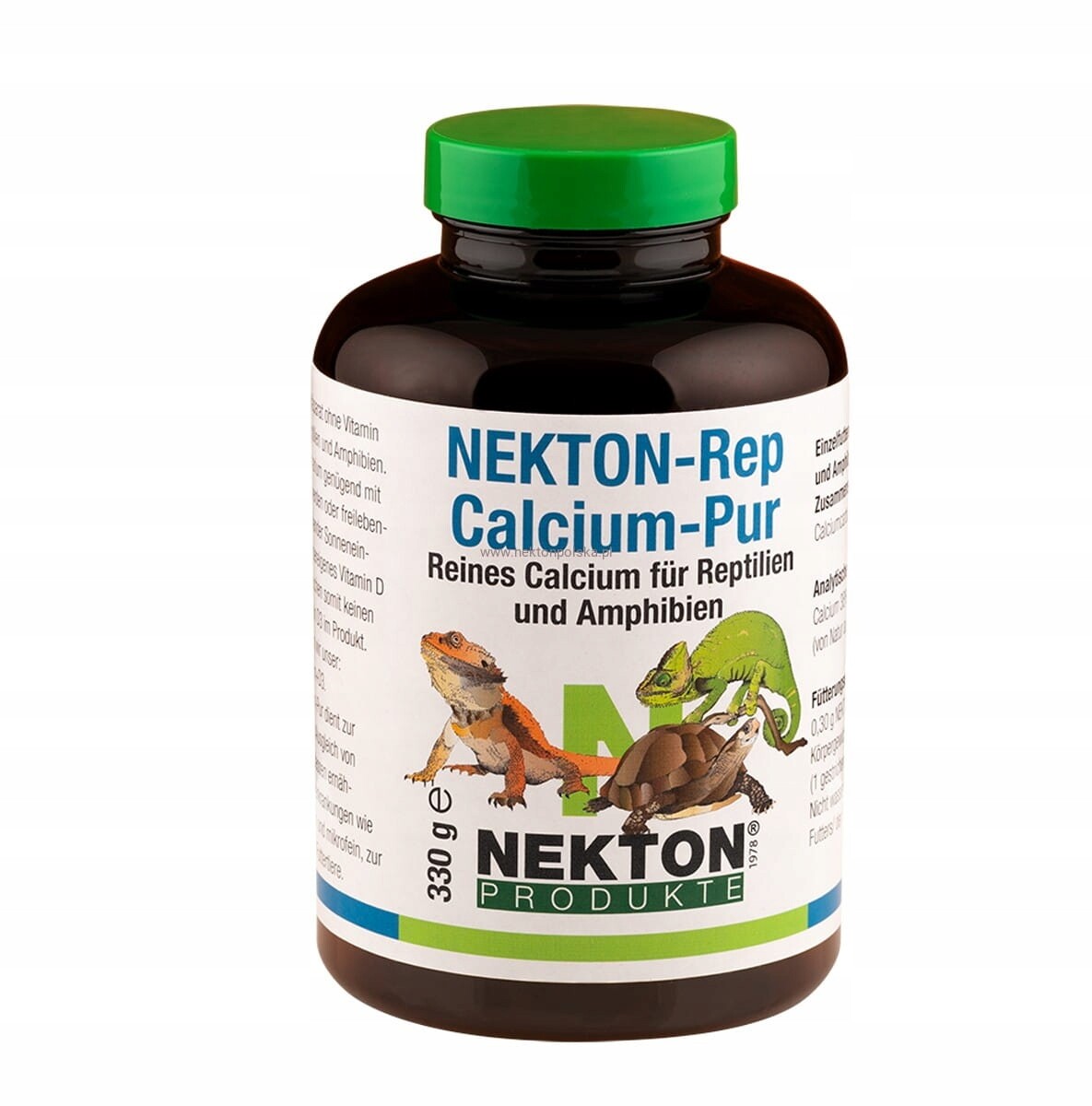 Vápno pro obojživelné plazy Nekton Rep Calcium Pur 330g
