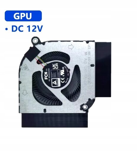 12V Gpu ventilátor Acer Nitro 5 AN515-45 AN515-46 AN515-55 AN515-56 AN515-