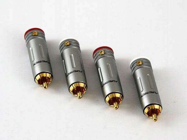 RCA/Cinch konektor Furutech FP-160 (g) gold 4 ks