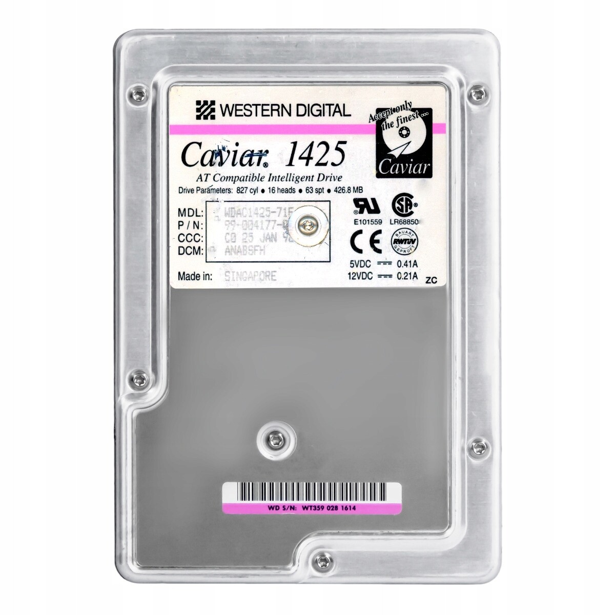 Wd Caviar 1425 426.8MB 4.5K Ata 3.5'' WDAC1425-71F