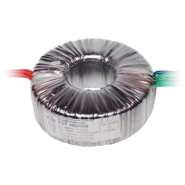Toroidní Transformátor Tst 450/006 2x17V-2x13.23