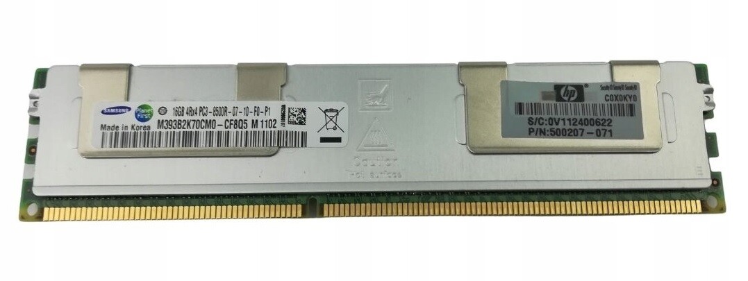 Paměť Samsung 16GB DDR3 1066MHz Rdimm Ecc server