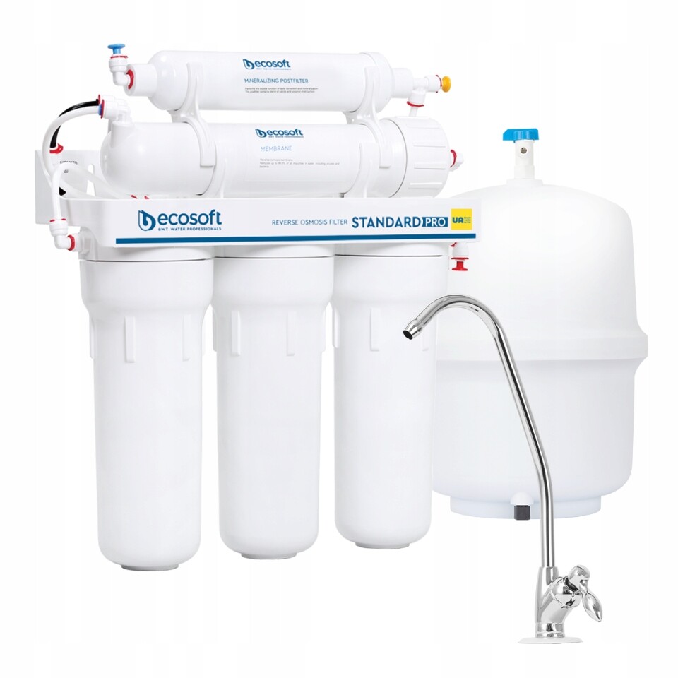 Filtr reverzní osmózy Ecosoft Standard Pro s mineralizací a čerpadlem