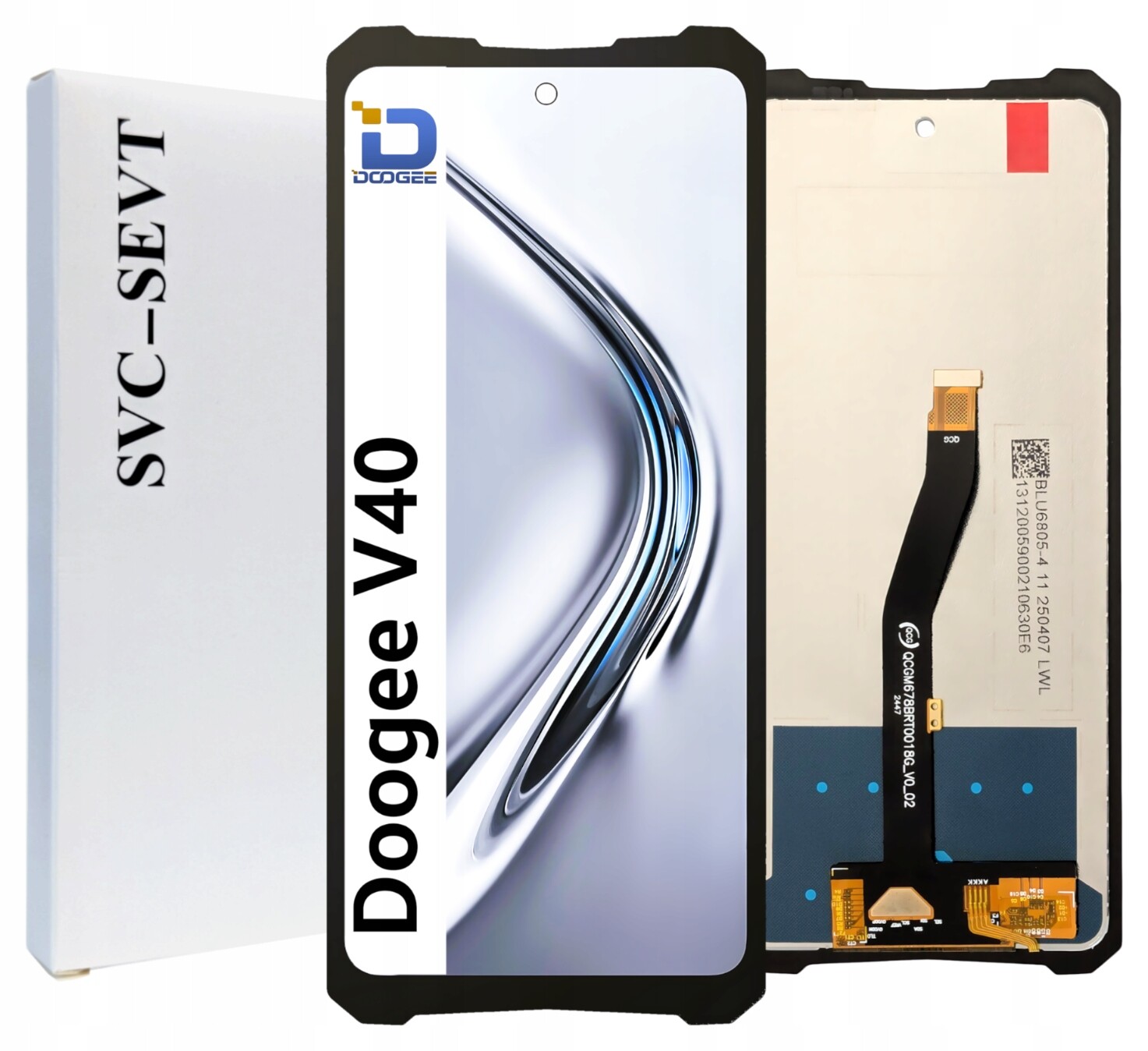 Displej pro Doogee V40 LCD displej Originál Zila