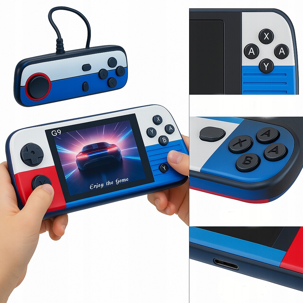 Přenosná Konzolová Hra Pro Děti Elektronická Retro Hra 666 LCD 3'