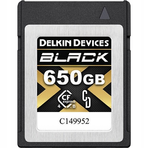 Delkin CFexpress Black R3530/W3250 (4.0) 650GB8